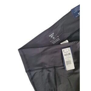 Reebok Plus Size Lux High Rise Tight Leggings Women 4X‎ black (26-28)  Pull On